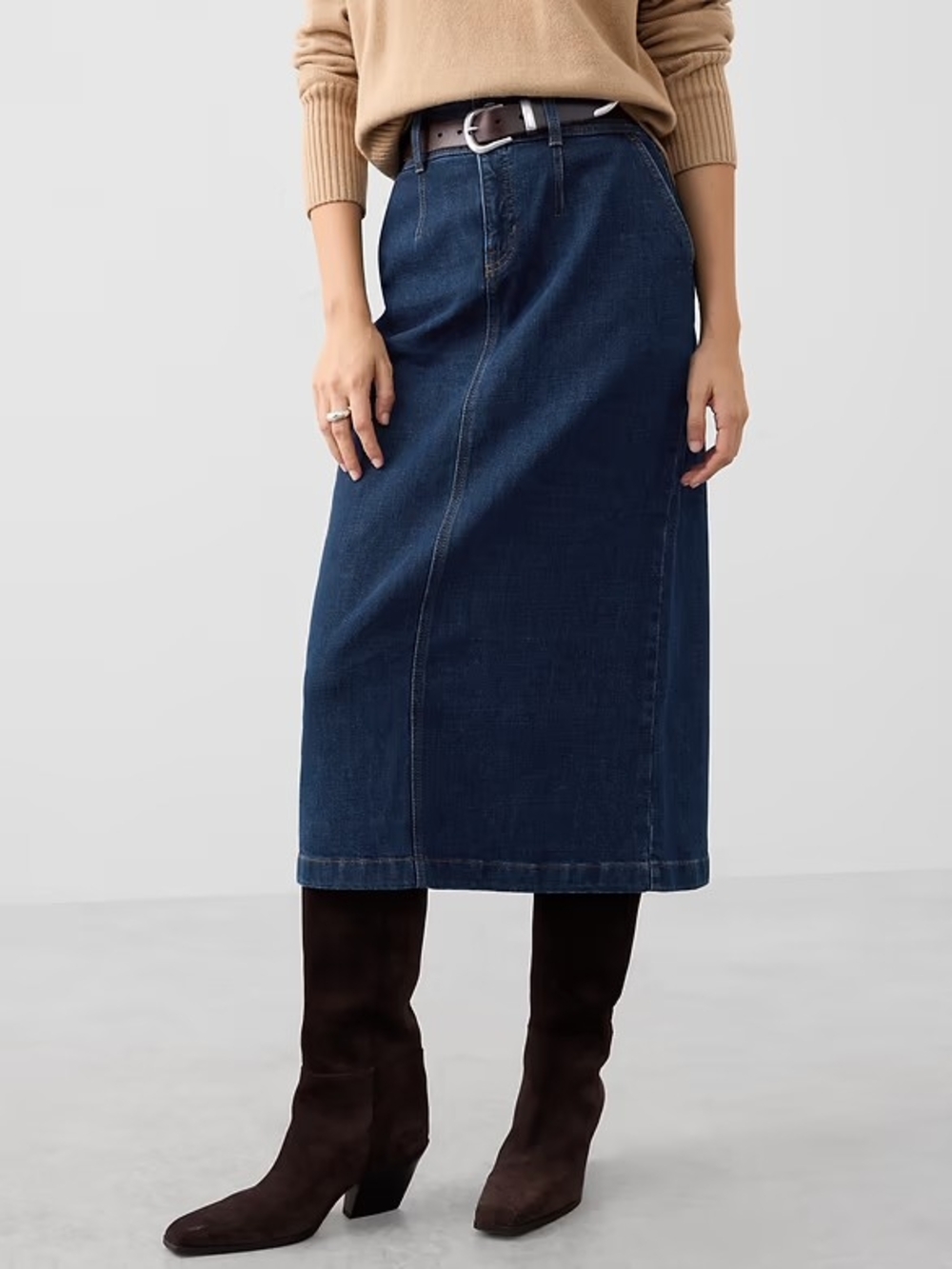 Womens Banana Republic Denim Maxi Skirt-NEW!